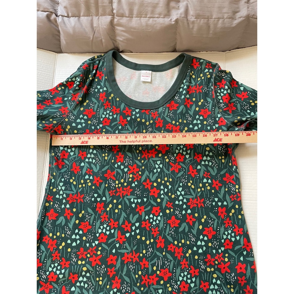 Hanna Andersson XL long sleeve floral organic cotton top - Picture 4 of 8